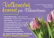 Veľkonočný koncert pre Dúbravčanov